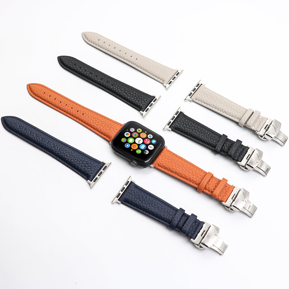 Star Gen Pebble Leather Watch Band Star Gen Pebble Leather Watch Band