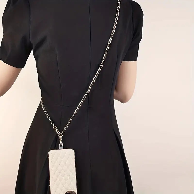 Phone Strap PD Leather Chain Cross-body Strap