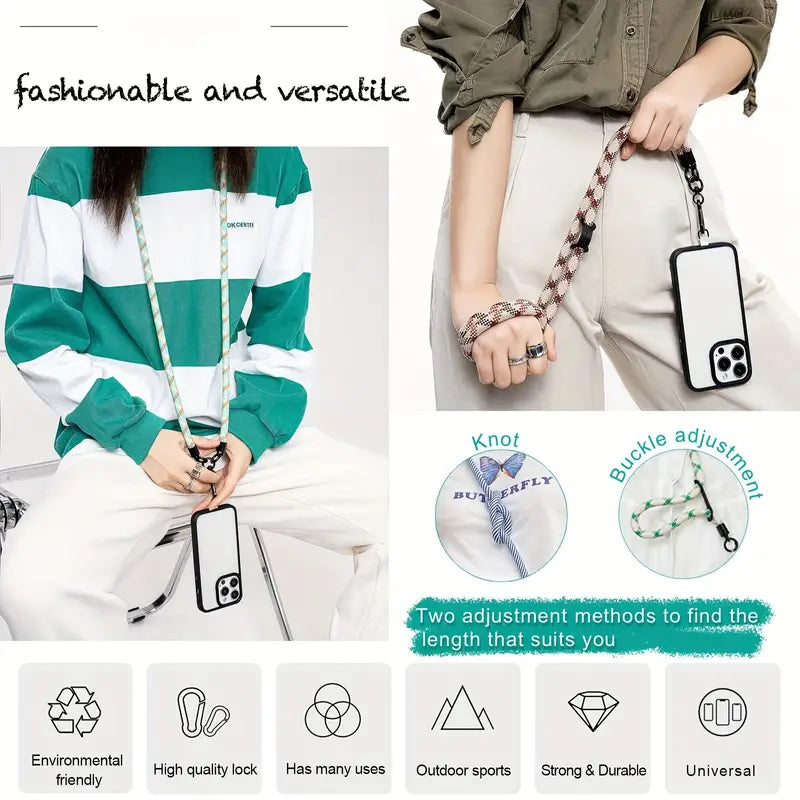 Rope Cross-body Strap for Universal Mobile phone