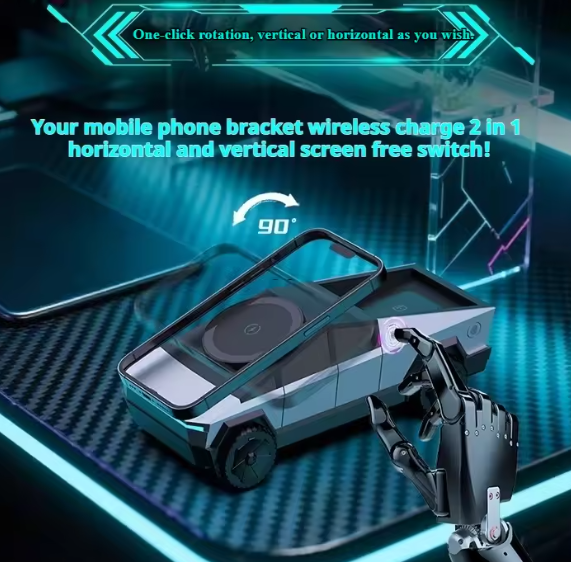 Cybertruck 3-in-1 Magsafe Wireless Charger for Android and Apple