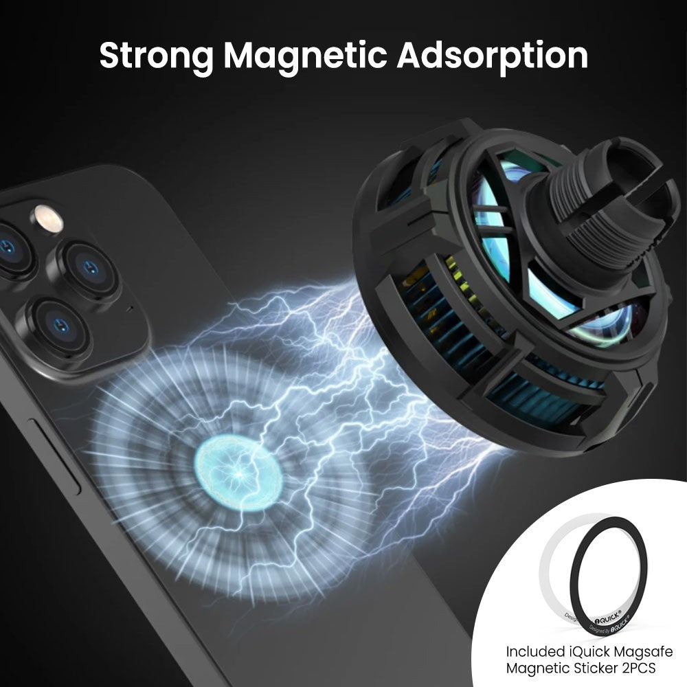 iQuick Magnetic Car Mount Charger with Cooling Semiconductor Radiator IC9 COOLGEAR 15W