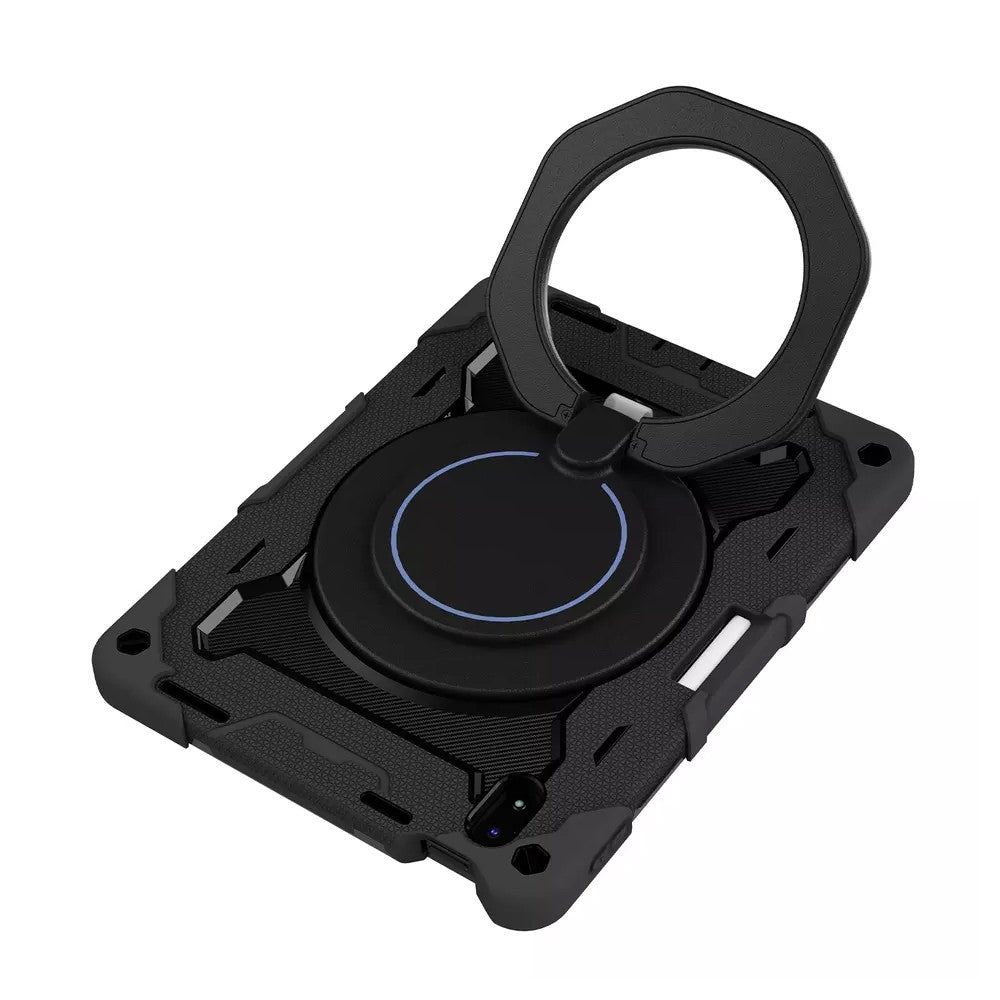 Armor Shockproof Handle Ring Rotation Case Cover for iPad