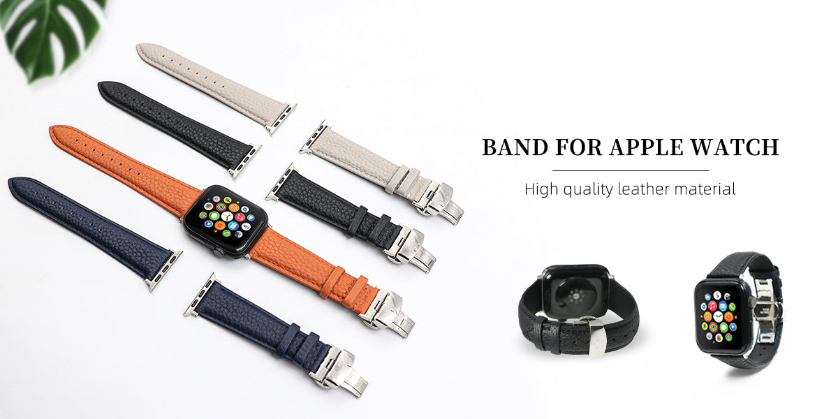 Star Gen Pebble Leather Watch Band