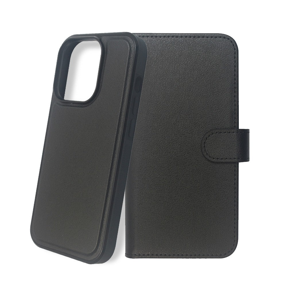 2-in-1 Detachable Magnetic Flip Leather Wallet Case