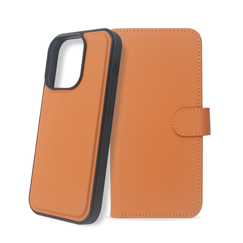 2-in-1 Detachable Magnetic Flip Leather Wallet Case