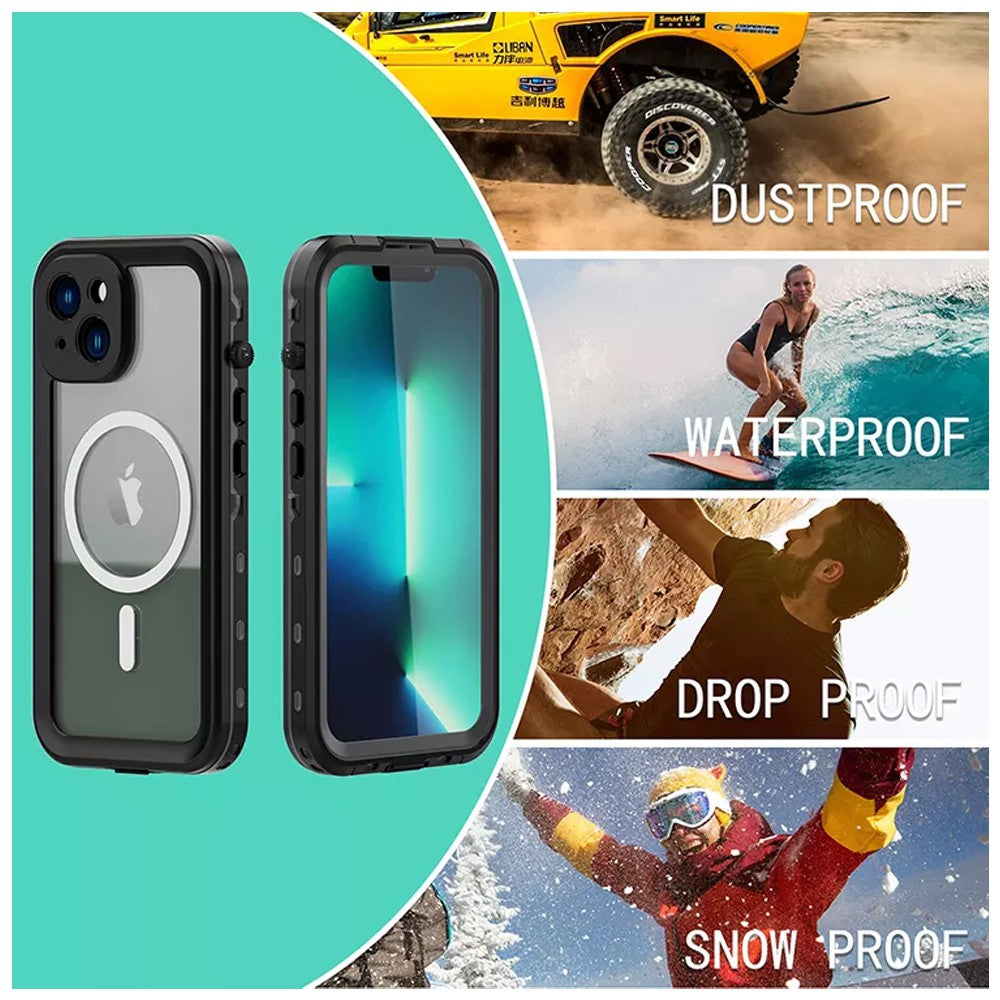 IP68 Waterproof Case with Magnetic Ring
